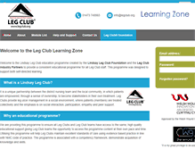 Tablet Screenshot of learningzone.legclub.org
